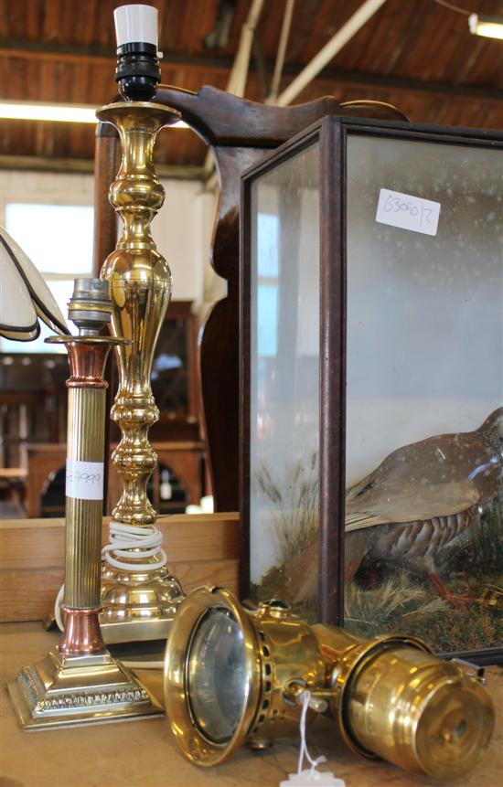 Brass cycle lamp
